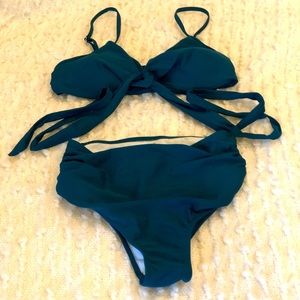 Two Piece Bikini with High-waist Bottoms